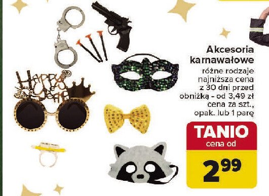 Akcesoria karnawałowe promocja w Carrefour Market