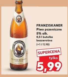 Piwo FRANZISKANER HEFE-WEISSBIER HELL promocja