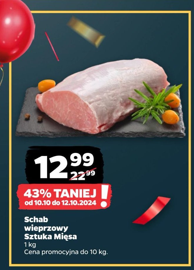 Schab wieprzowy SZTUKA MIĘSA NETTO promocja