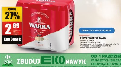 Piwo promocja w Supeco