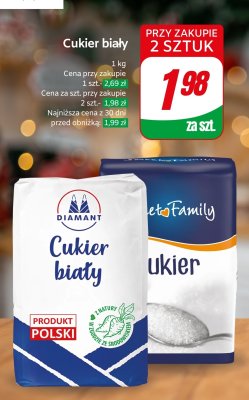 Cukier biały 1 kg promocja w Dino