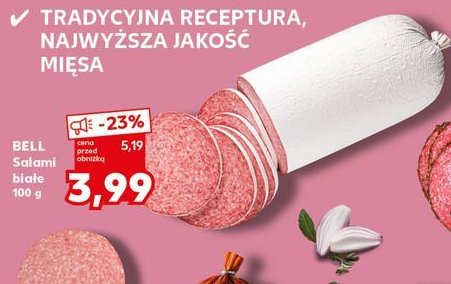 Salami bia艂e Bell polska promocja