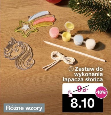 Zestaw do wykonania łapacza słońca różne wzory promocja w Woolworth