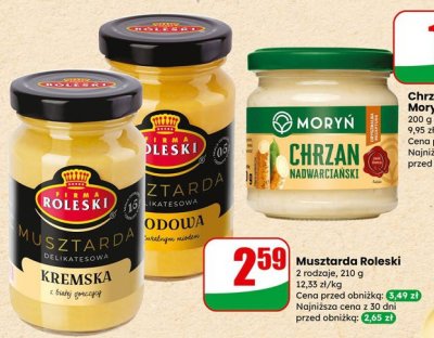 Chrzan nadwarciański Moryn promocja w Dino