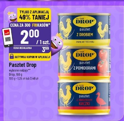 Pasztet Drop wybrane rodzaje promocja w POLOmarket