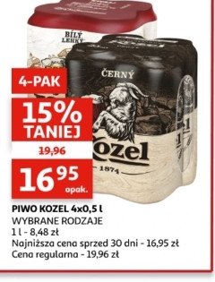 Piwo Kozel bily lehky promocja