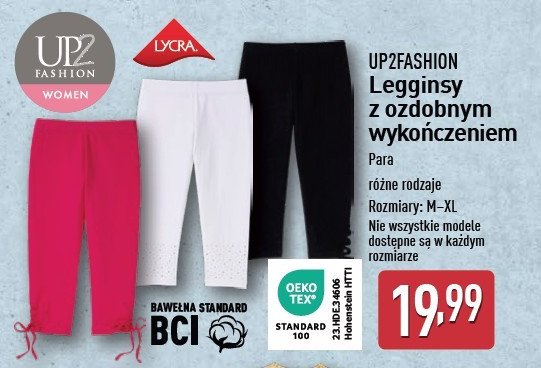 Legginsy damskie m-xl Up2fashion promocja w Aldi