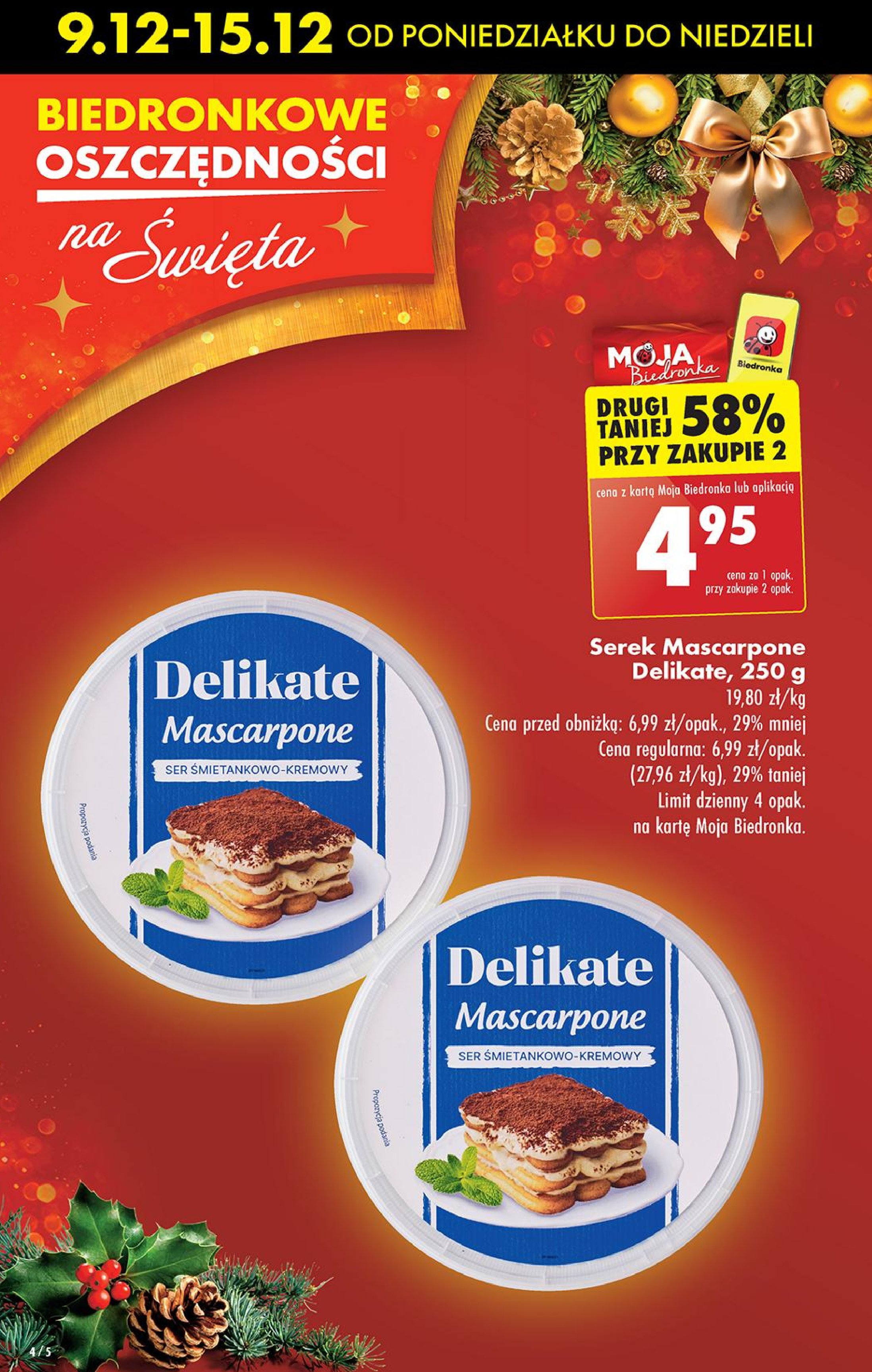 Serek mascarpone Delikate promocja