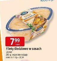 Filety śledziowe w sosach różne smaki promocja w Leclerc