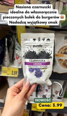 Czarnuszka uroda źródło cynku i błonnika promocja w Kaufland