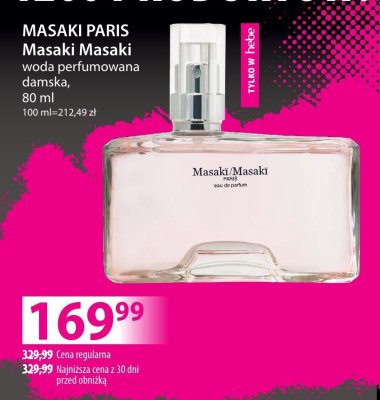 Perfumy MASAKI PARIS Masaki Masaki woda perfumowana damska promocja w Hebe