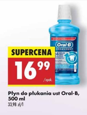 Płukanka do ust kompleksowa ochrona Oral-b pro-expert promocja w Biedronka