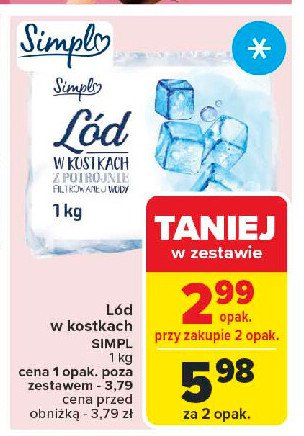 L贸d w kostkach Simpl promocja