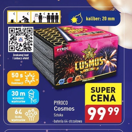 Bateria cosmos Pyroco promocja w Aldi