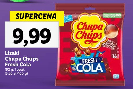 Lizaki Chupa chups cola promocja