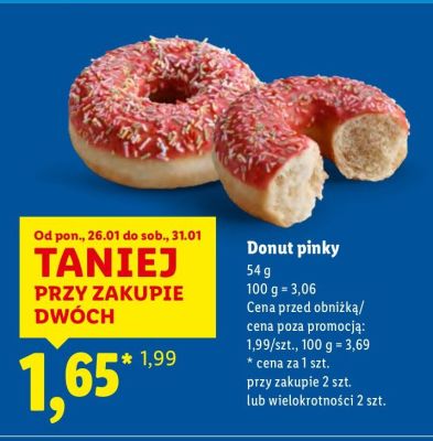 Donut pinky promocja w Lidl