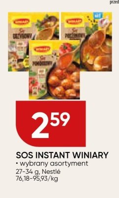 Sos instant winiary wybrany asortyment promocja w Chata Polska