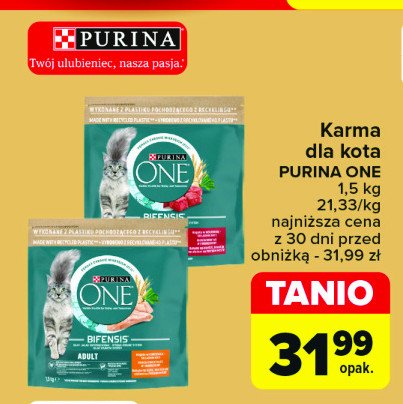 Karma dla kota sterilcat Purina one bifensis promocja