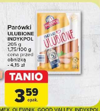 Parówki klasyczne Indykpol ulubione promocja