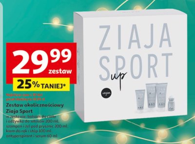 Zestaw okolicznościowy Ziaja Sport promocja w Auchan