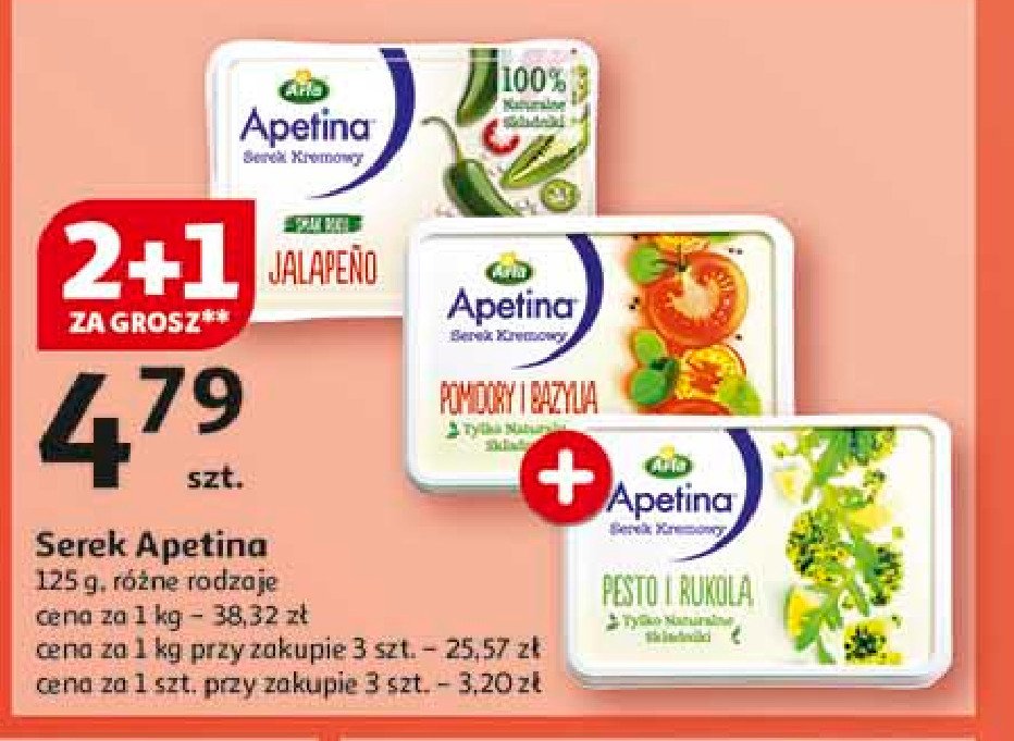 Serek pesto i rukola Arla apetina promocja