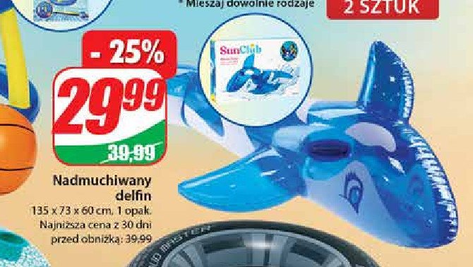 Dmuchany delfin promocja