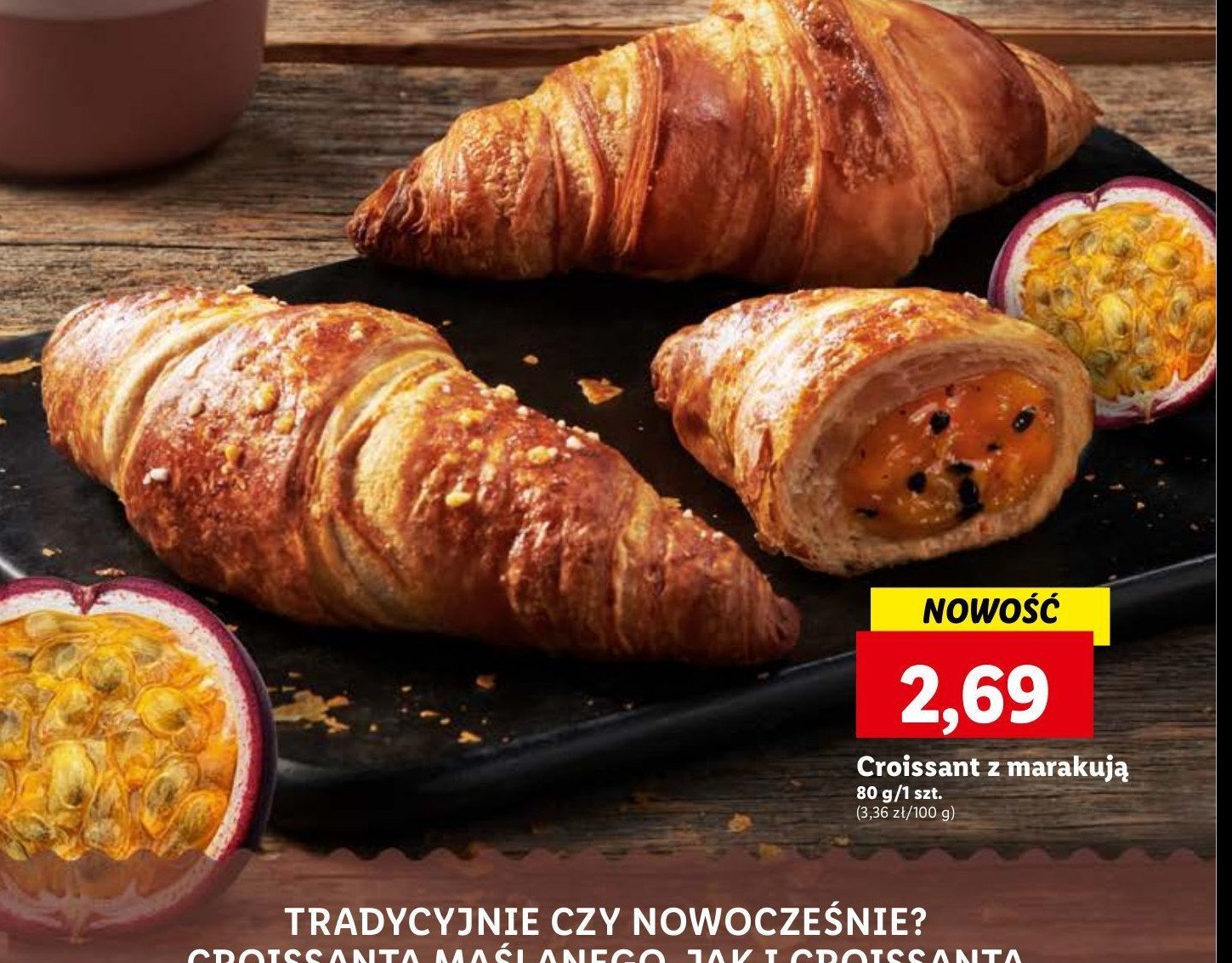 Croissant z marakują promocja