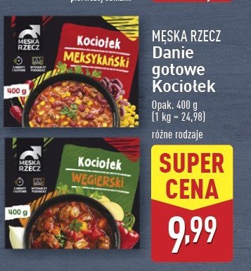 Kociołek meksykański Stoczek męska rzecz promocja