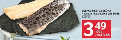 Żebracz filet ze skórą promocja w Selgros