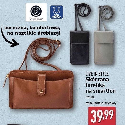Torebka na smartfona Live in style promocja