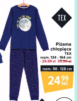 Piżama chłopięca 98-128 cm Tex promocja
