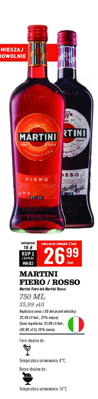 Vermouth Martini fiero promocja