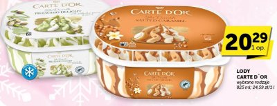 Lody Carte D'Or wybrane rodzaje promocja w Euro Sklep