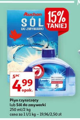 Środek do czyszczenia zmywarek Auchan promocja