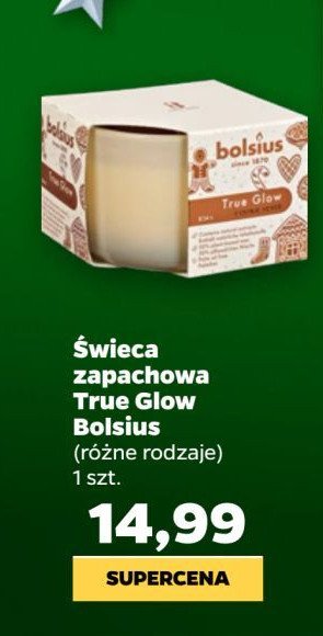 Świeca zapachowa w szkle cookie Bolsius promocja