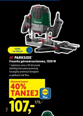 Frezerka górnowrzecionowa 1200 W promocja w Lidl