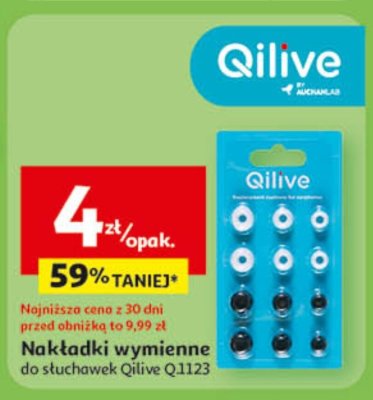 Nakładki wymienne do słuchawek Qilive Q1123 promocja w Auchan