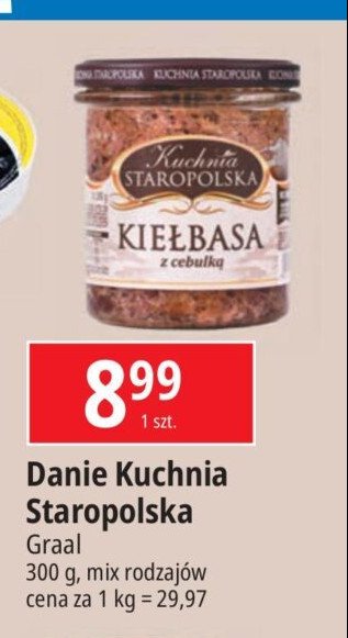 Kiełbasa z cebulką Kuchnia staropolska promocja