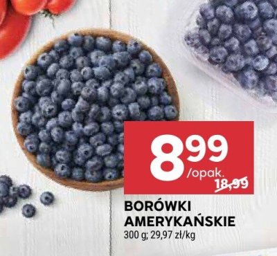 Borówki amerykańskie promocja w Stokrotka