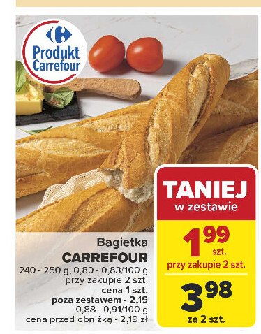 Bagietka Carrefour promocja w Carrefour