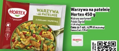 Warzywa na patelnię Hortex 450 g promocja w TOPAZ