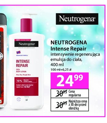 Emulsja do ciała intensywnie regenerująca Neutrogena formuła norweska promocja