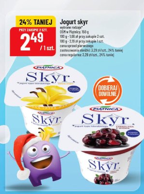 Jogurt Skyr promocja w POLOmarket
