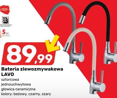 Bateria zlewozmywakowa LAVO promocja w Bricomarche