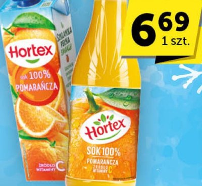 Sok pomarańczowy Hortex promocja w Euro Sklep