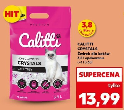 Żwirek dla kotów silkatowy, niezbrylający promocja w Kaufland