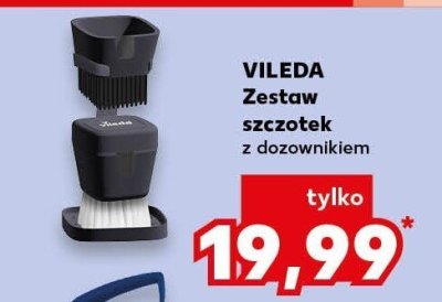 Zestaw szczotek z dozownikiem promocja w Kaufland