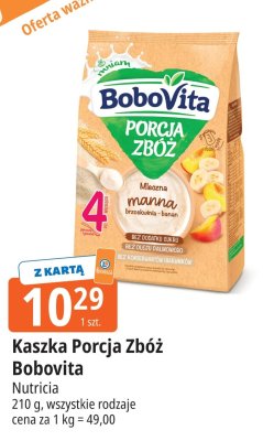 Kaszka Porcja Zbóż Bobovita promocja w Leclerc