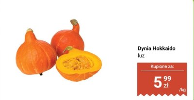 Dynia Hokkaido luz promocja w Biedronka