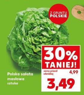 Sałata masłowa polska promocja w Kaufland